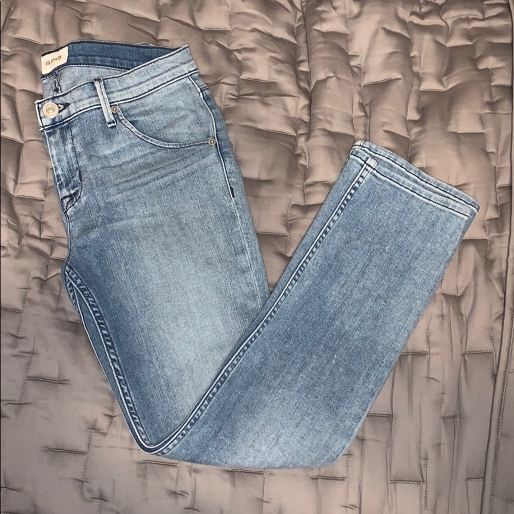 Hudson Midrise Crop Bailee baby boot jean